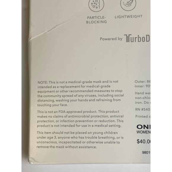 Athleta Activate Set of 2 Face Masks New in Box - Picture 6 of 7